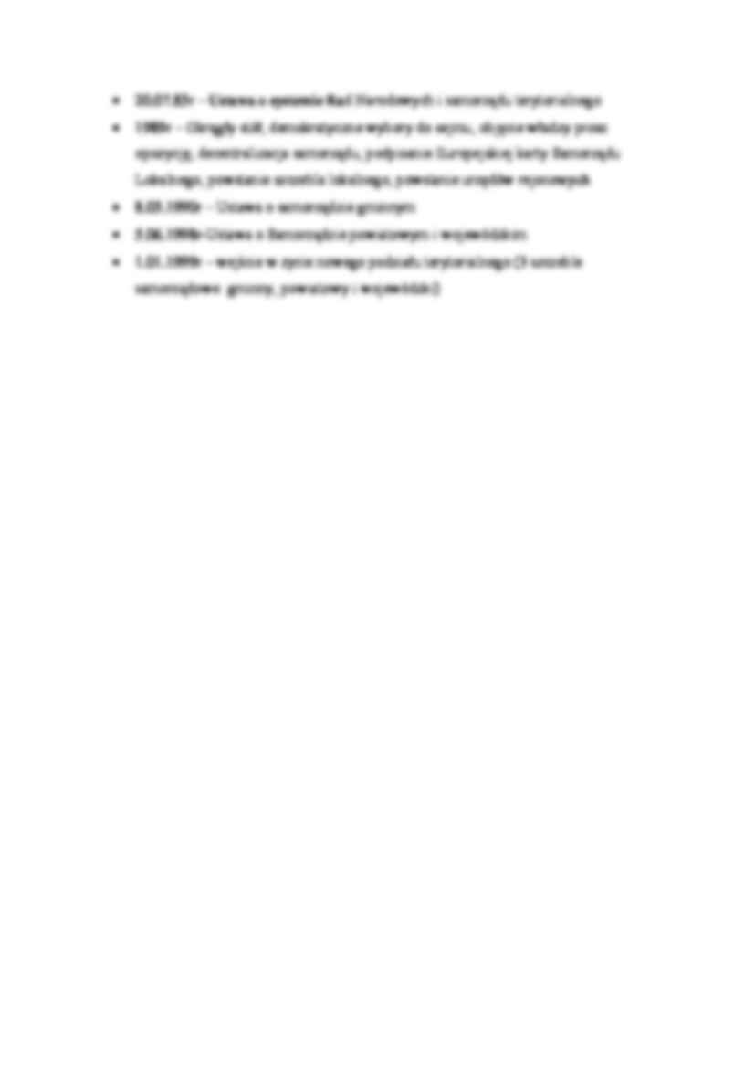 Rys historyczny organizacji władz terytorialnych w Polsce - strona 2