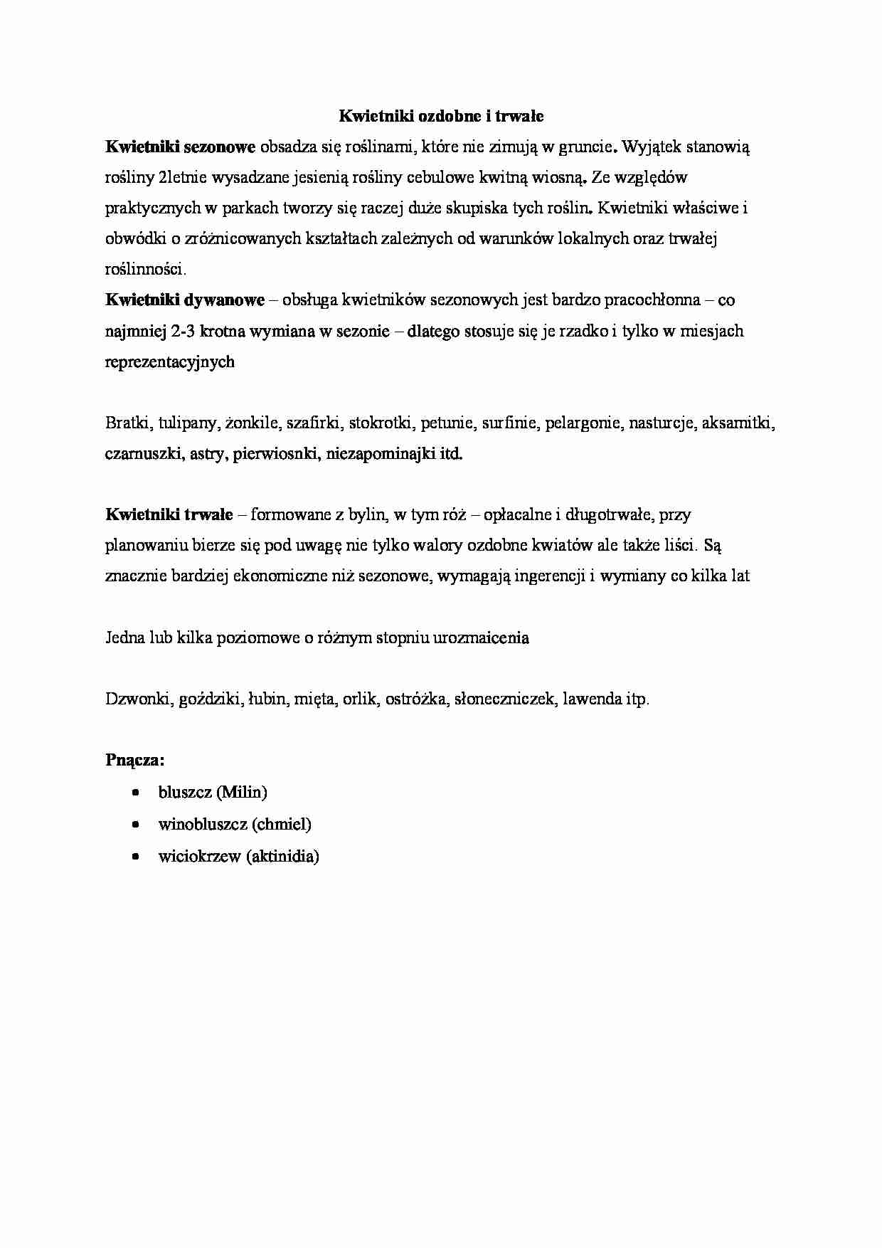 Kwietniki ozdobne i trwałe - strona 1