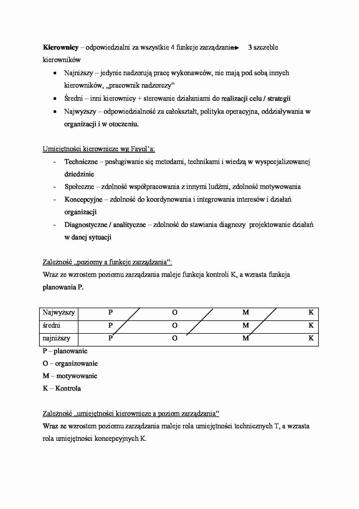 Umiejętności kierownicze. - strona 1