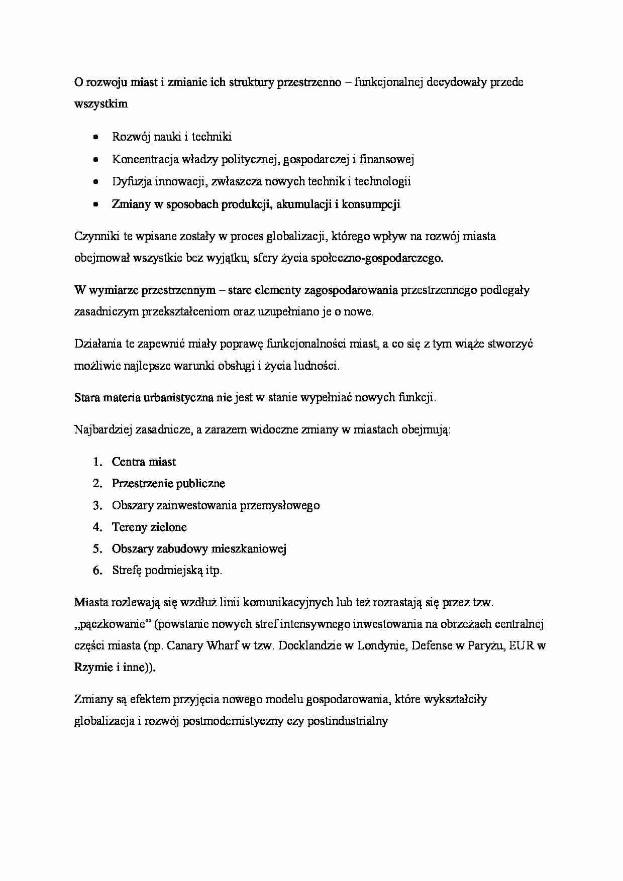 Zmiany w miastach - strona 1