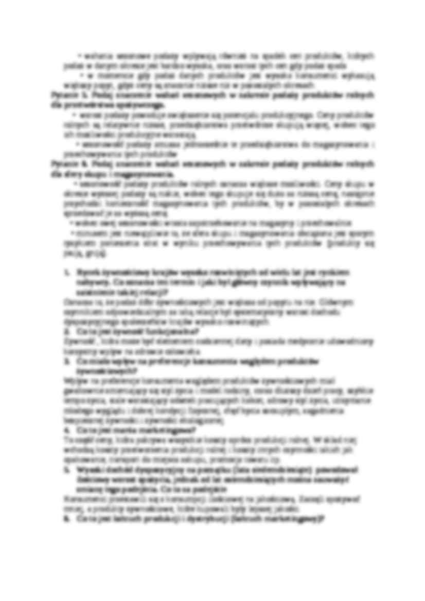  Pytania na egzamin z przedmiotu - strona 2