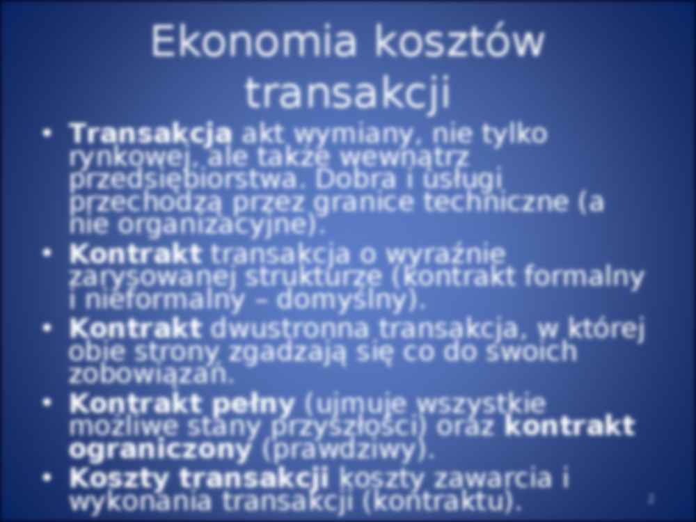 Ekonomia instytucjonalna - prezentacja - strona 2