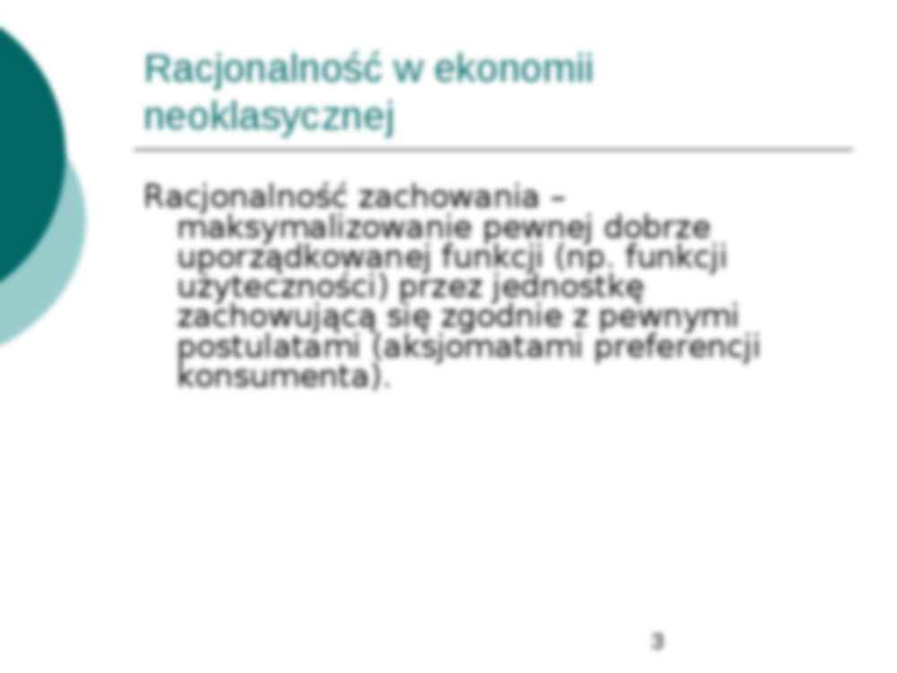 Ekonomia instytucjonalna - prezentacja z przedmiotu - strona 3