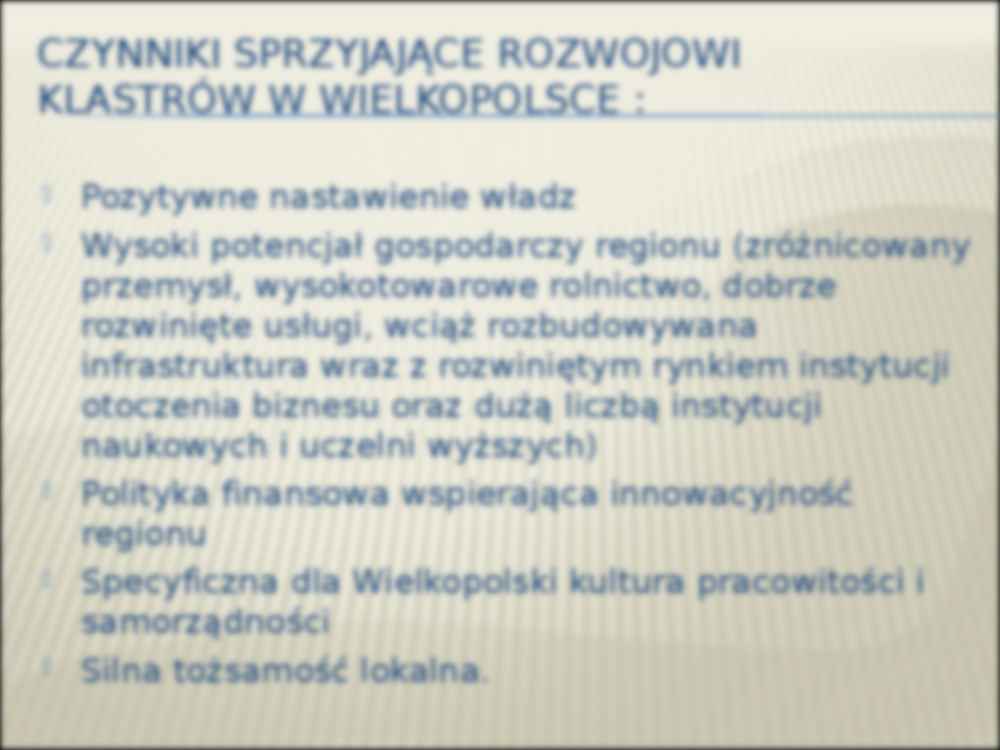 Klastry w województwie wielkopolskim - strona 2
