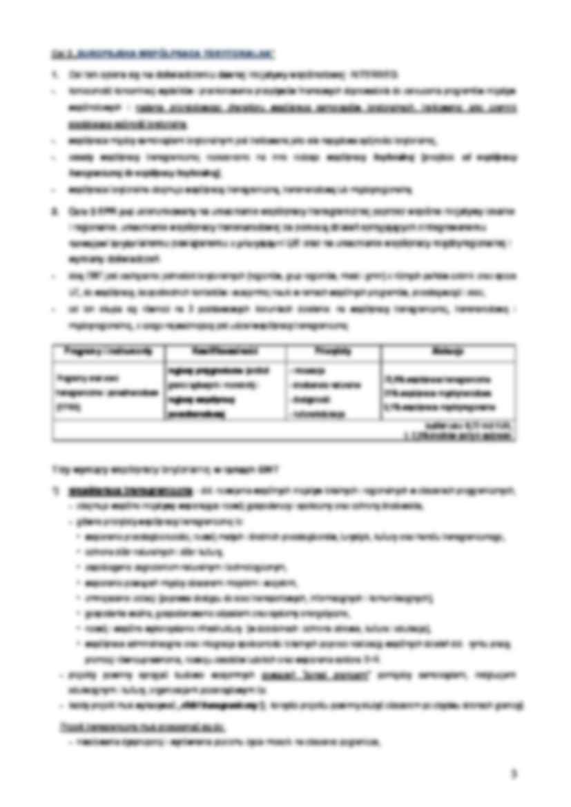 Europejska polityka regionalna - strona 3