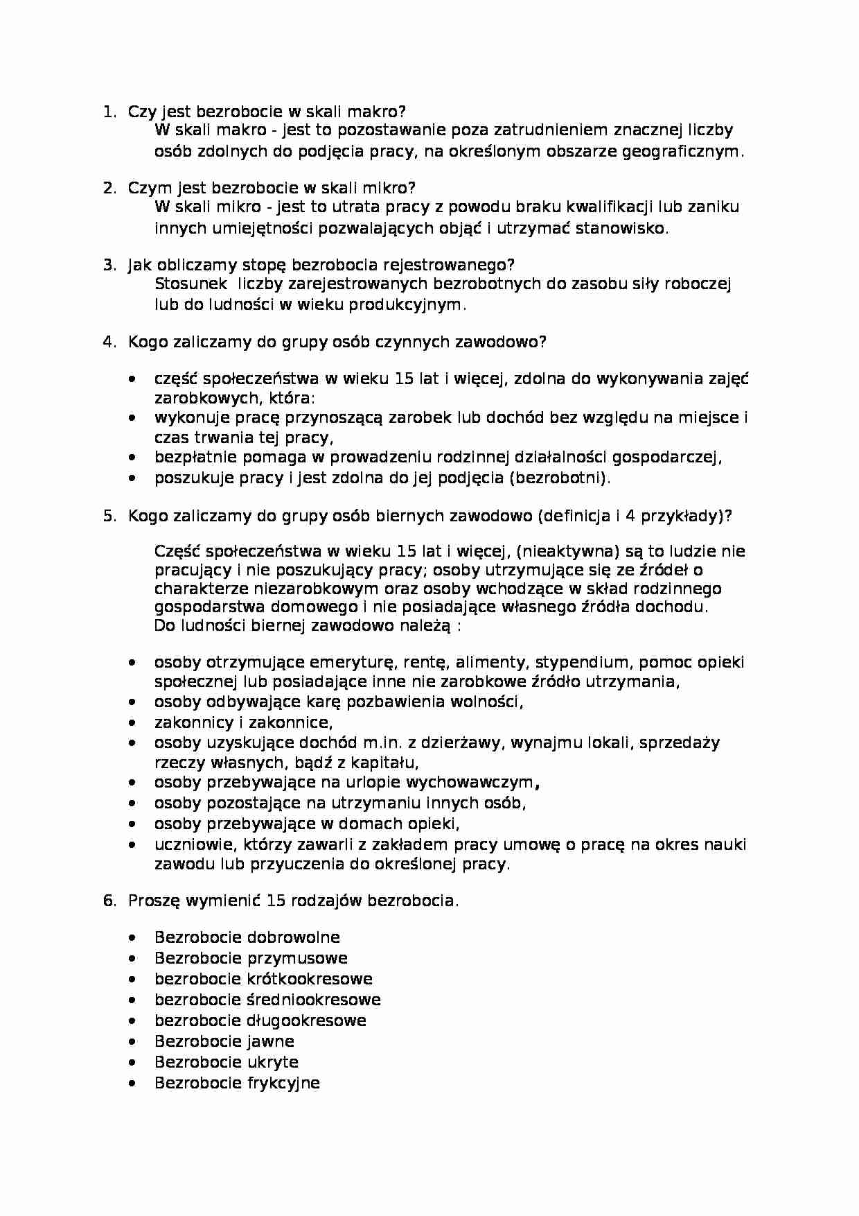 Opracowane pytania egzaminacyjne - strona 1