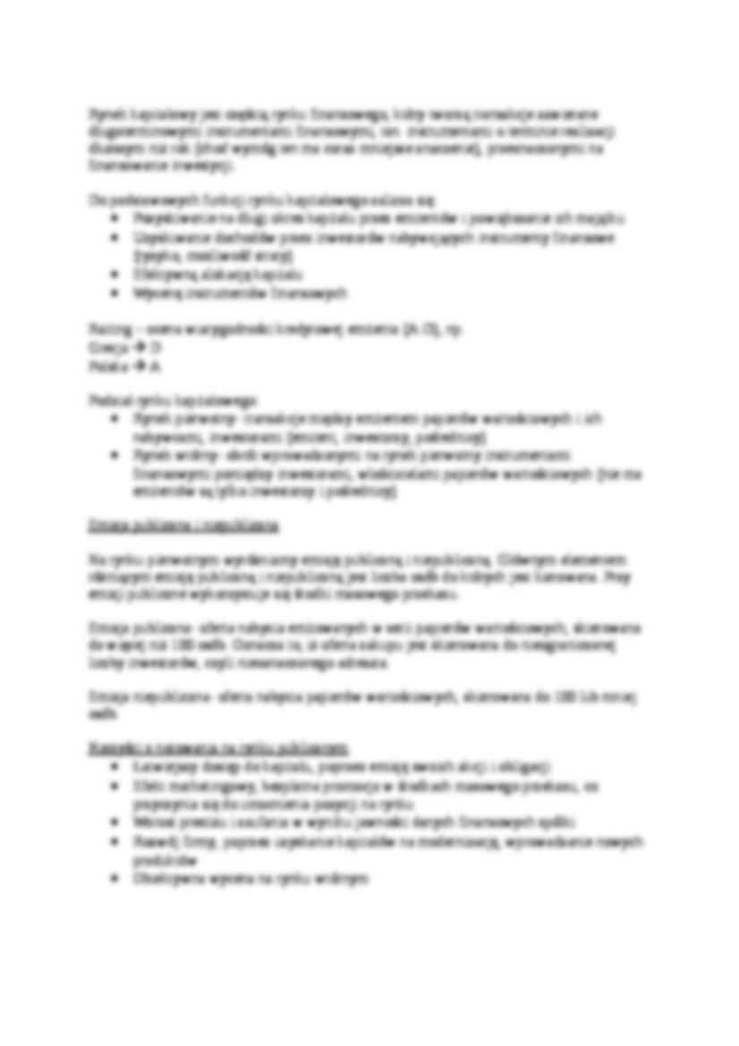 Rynek finansowy i aktywa finansowe - strona 2