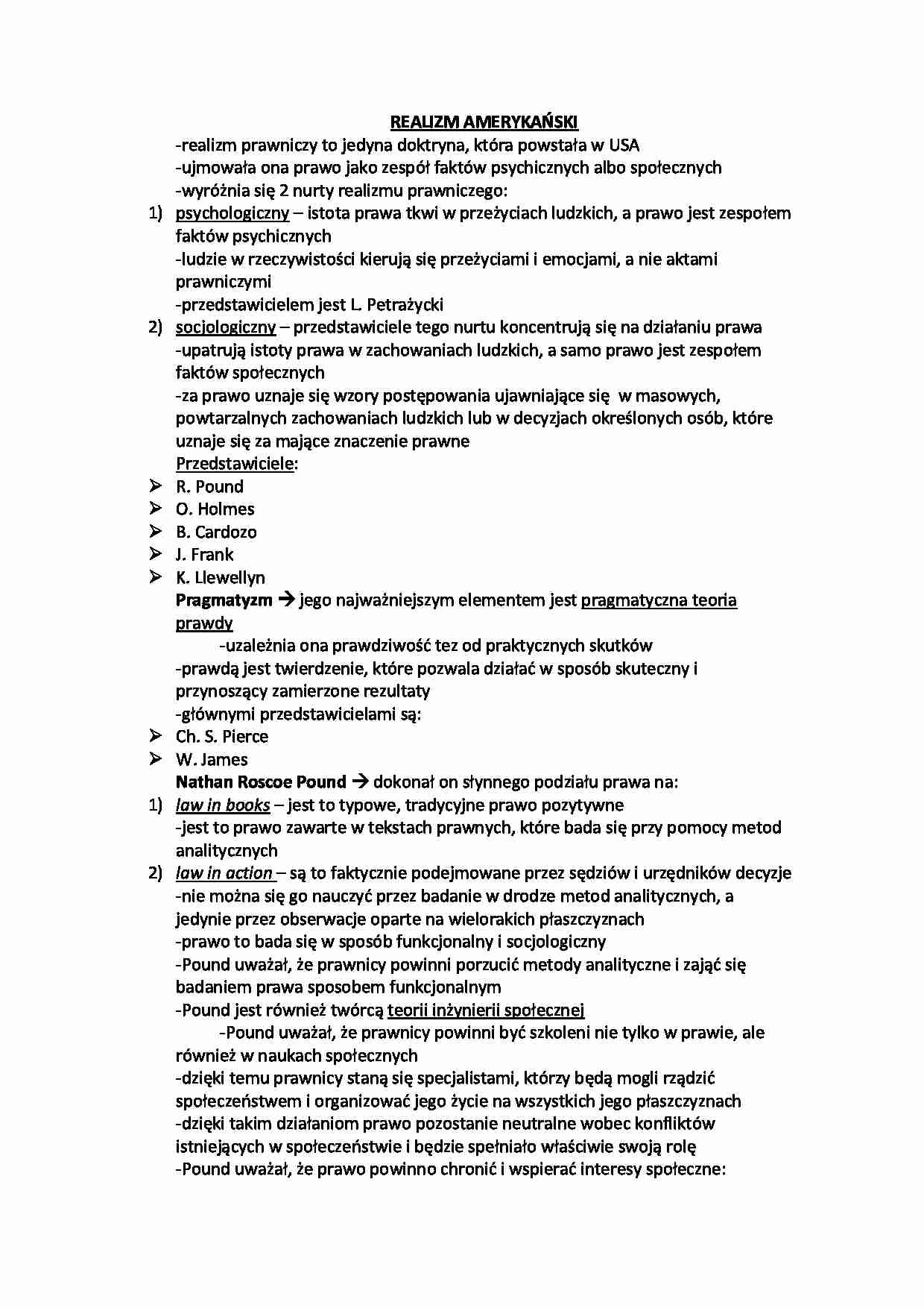 Realizm amerykański - strona 1