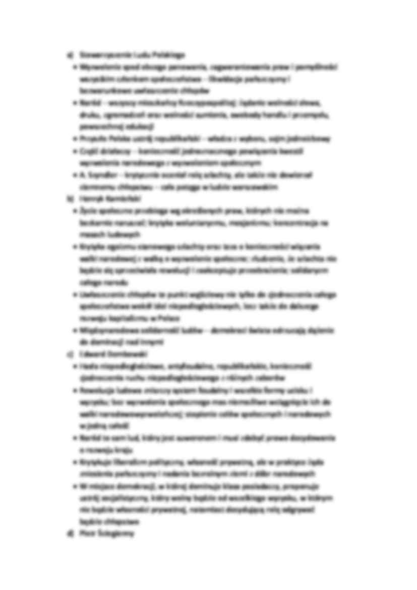 Polska ideologia społeczno - polityczna pierwszej połowy XIX w.  - strona 3