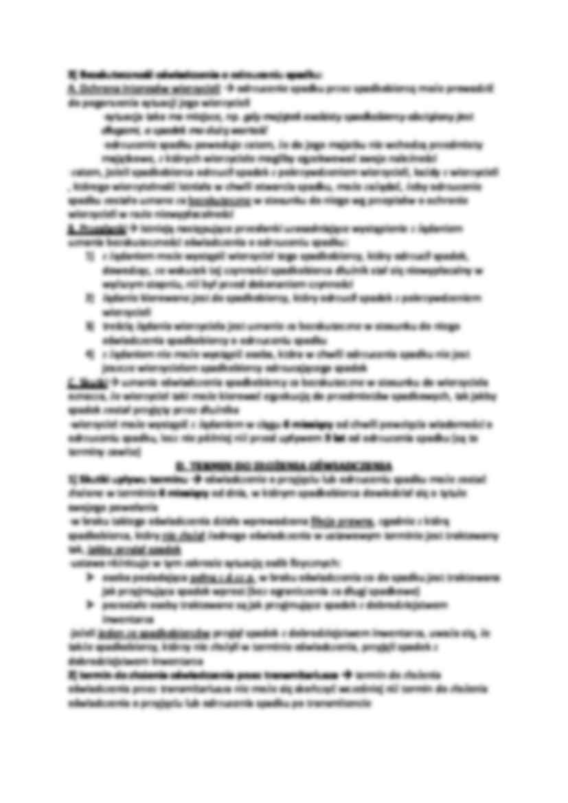 Stanowisko prawne spadkobiercy - strona 3