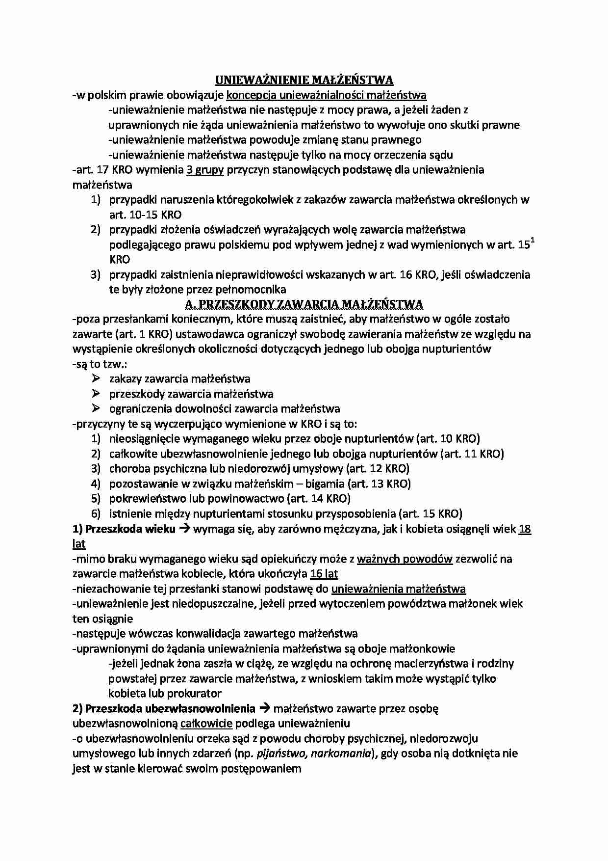 Unieważnienie małżeństwa  - strona 1