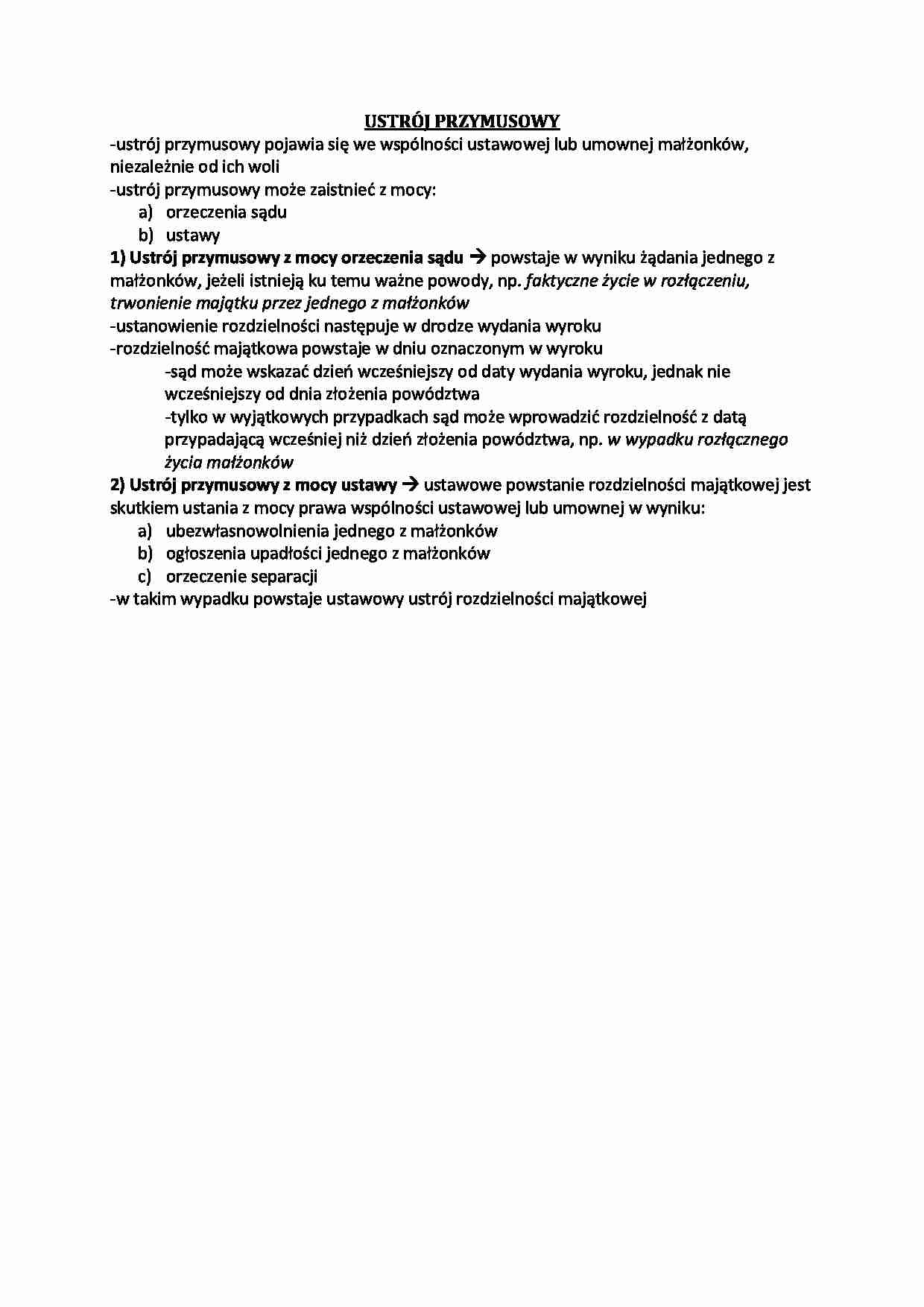 Ustrój przymusowy  - strona 1