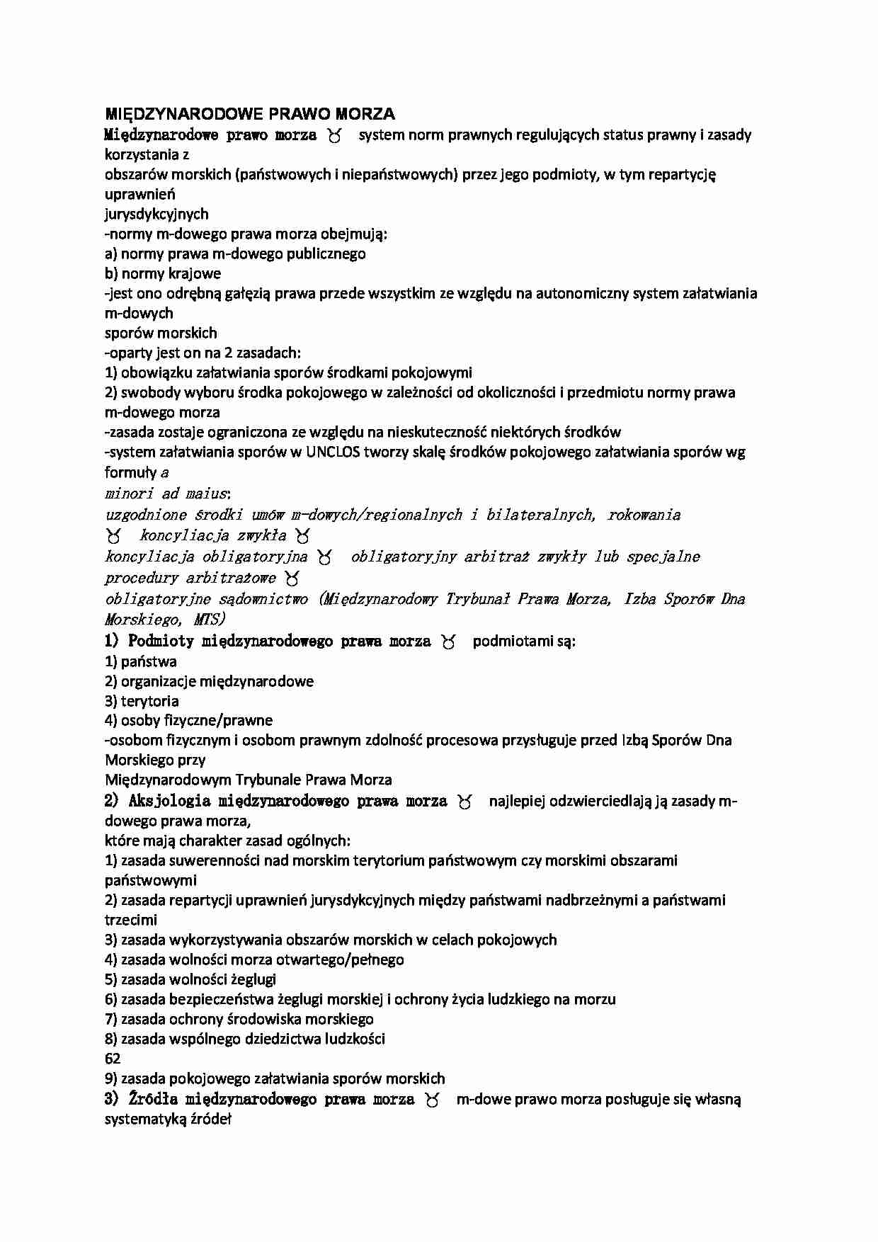 Międzynarodowe prawo morza  - strona 1