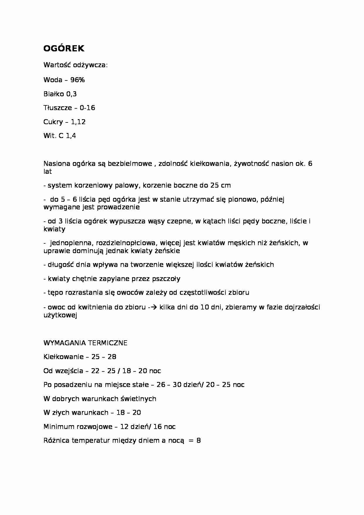 Warzywnictwo i rośliny zielarskie-materiały pomocnicze do kolokwium - strona 1