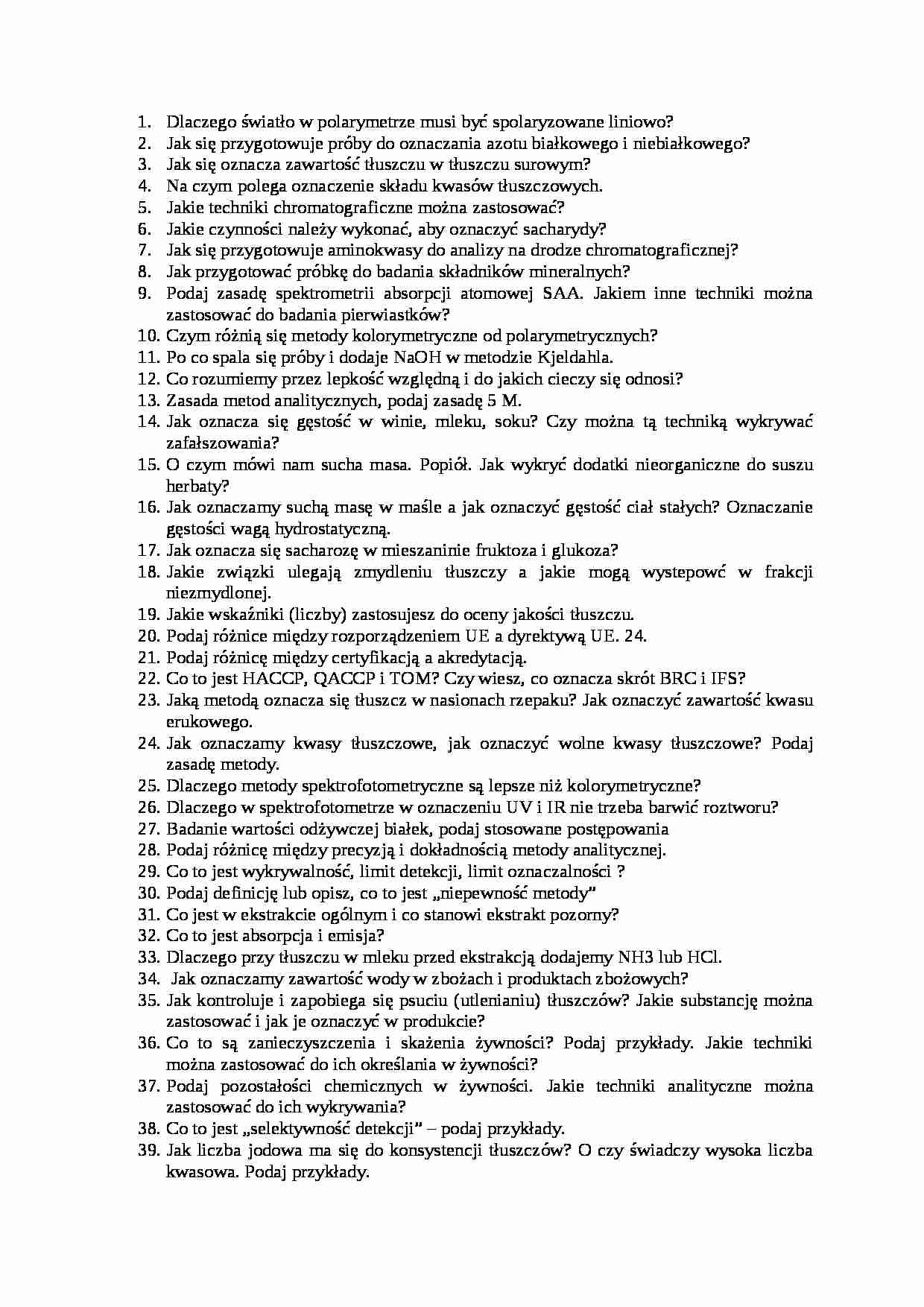 Pytania z analizy 2005 - strona 1