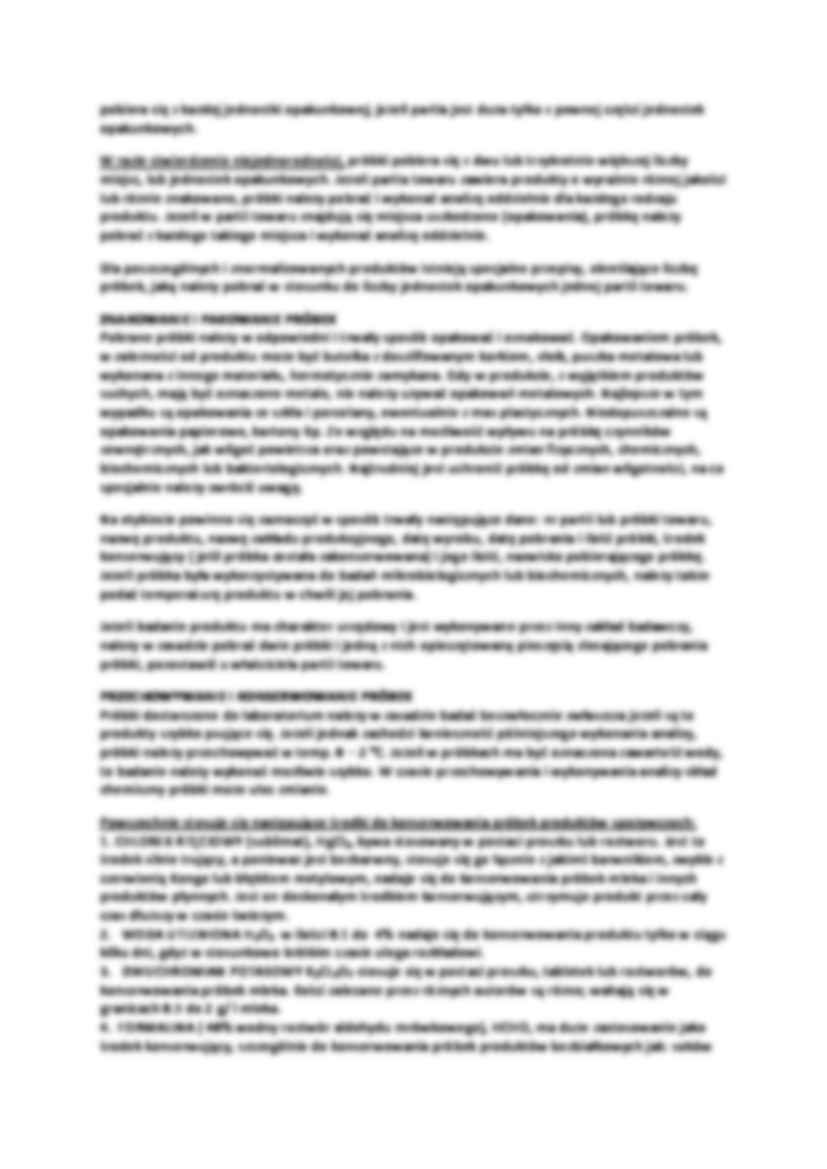 zasady pobierania próbek do analizy - strona 3