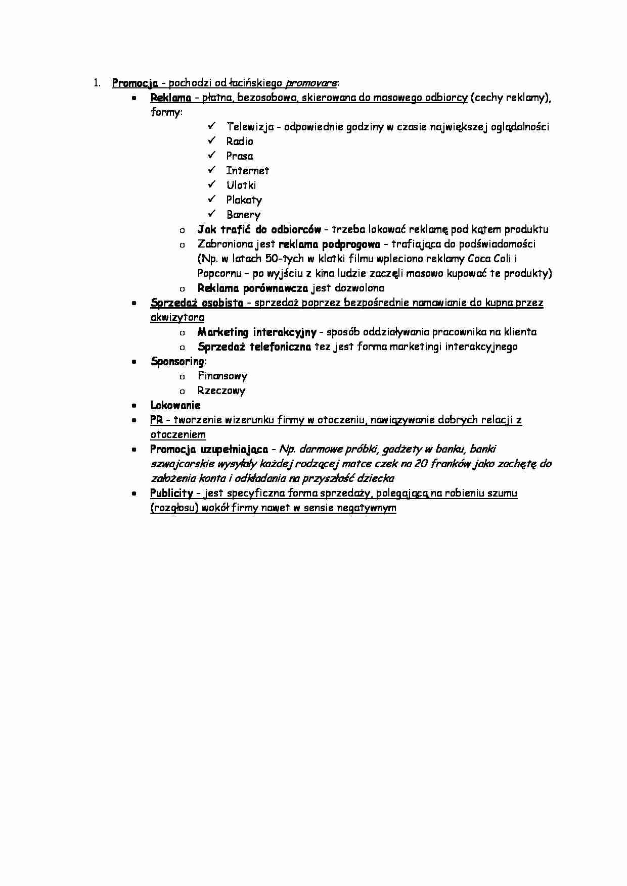 Zarządzanie produkcją i usługami - promocja - strona 1