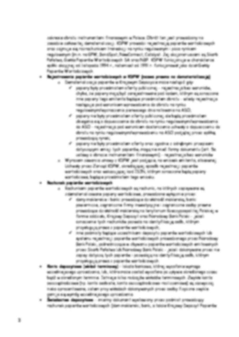 Obrót zdematerializowany w Polsce - strona 2