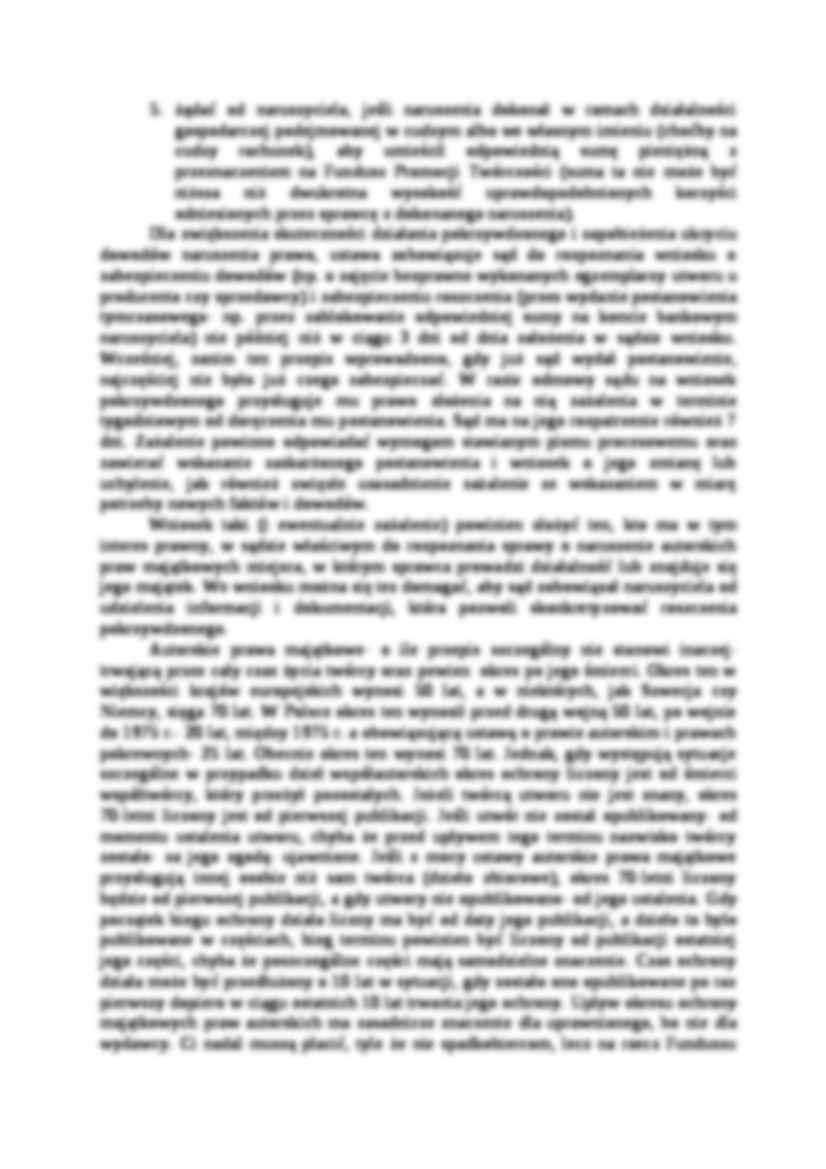 Ochrona utworu w świetle prawa autorskiego. - strona 3