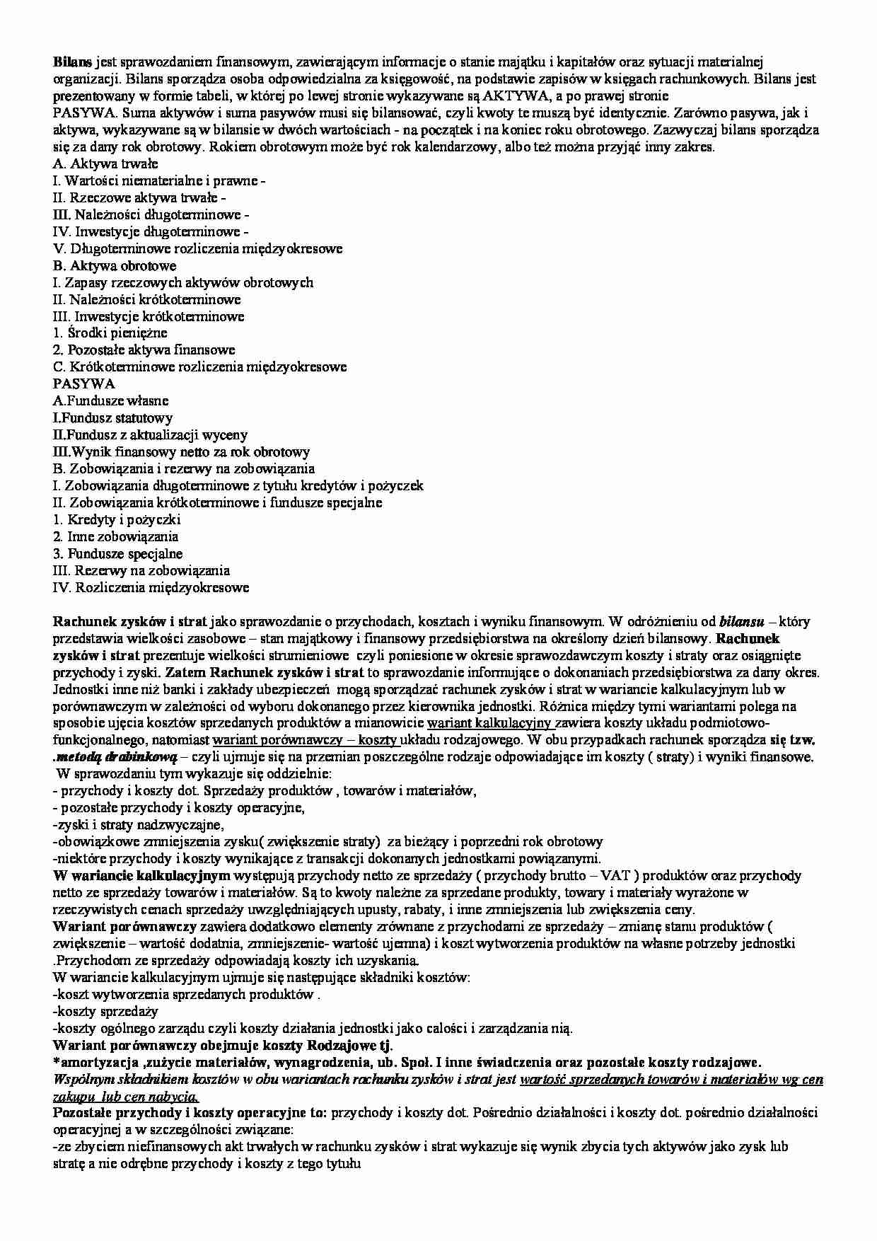 Analiza ekonomiczna - Ryzyko operacyjne - strona 1