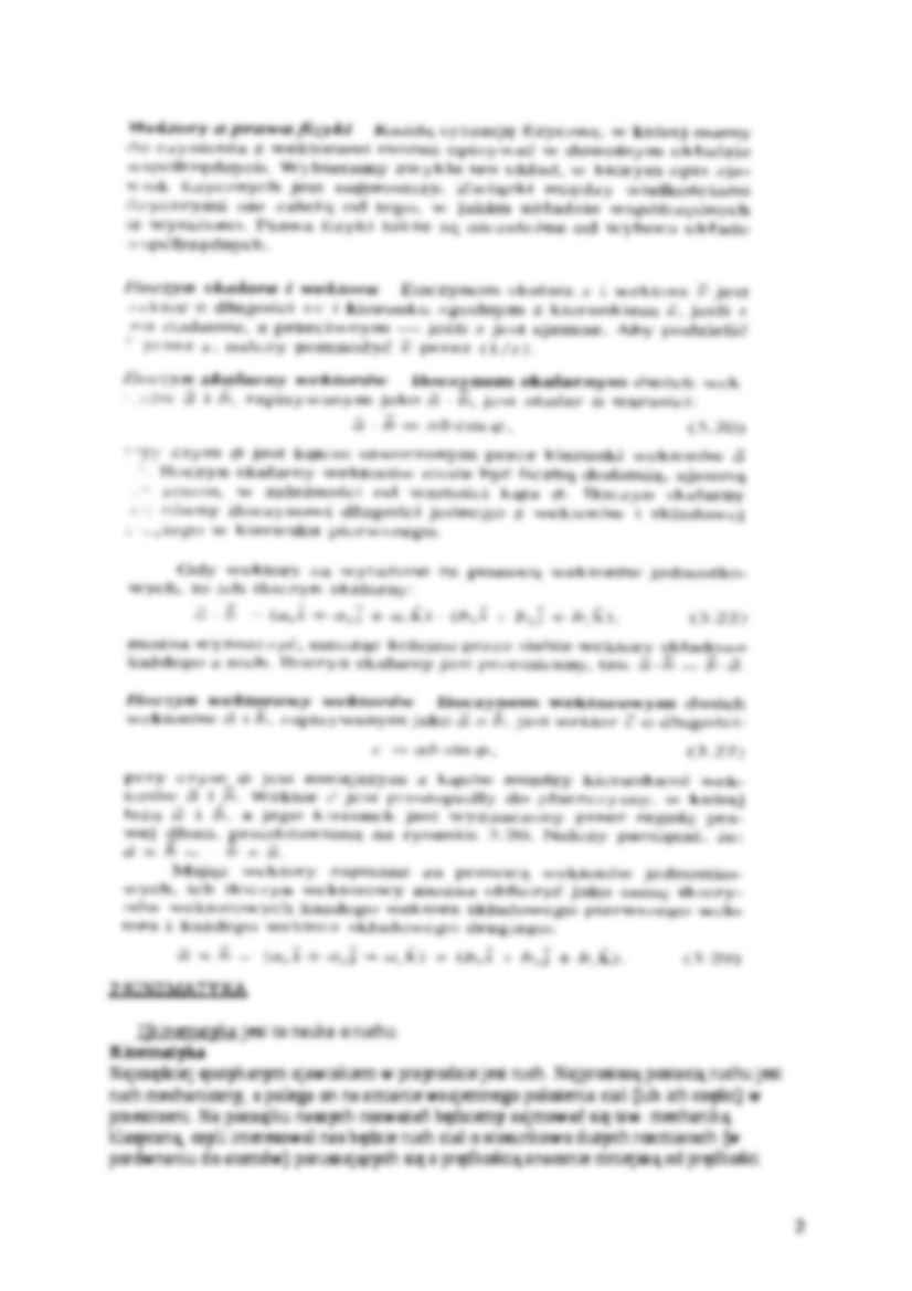 Wektory, kinematyka, dynamika - strona 2