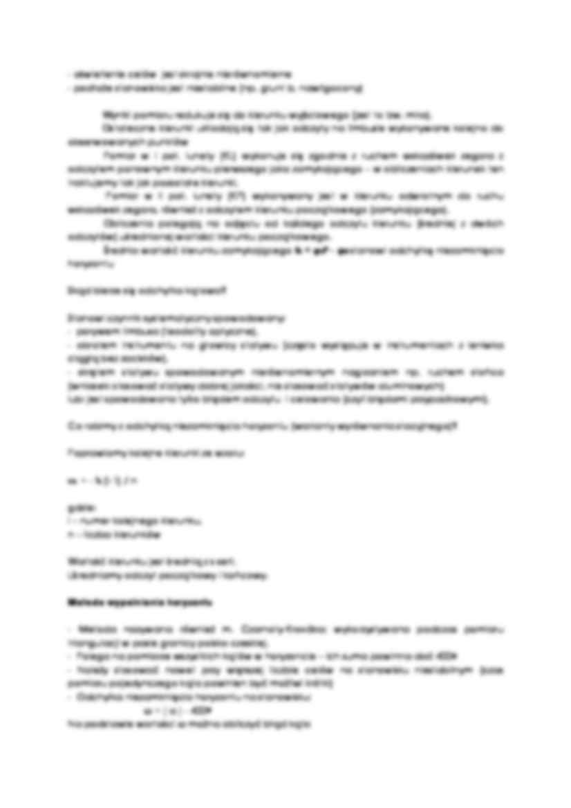 Geodezja - opracowanie i wzory - strona 3