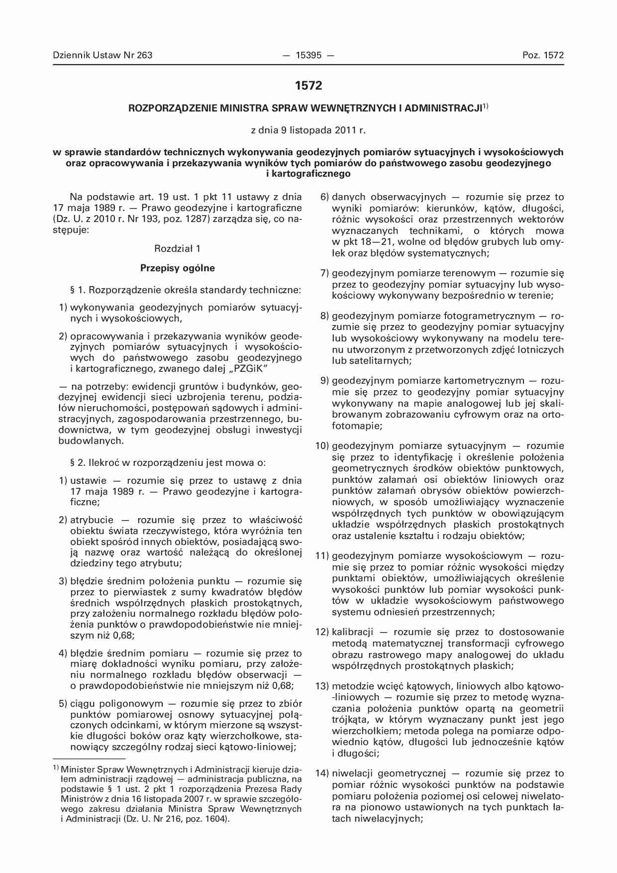 Prawo geodezyjne i kartograficzne  - strona 1