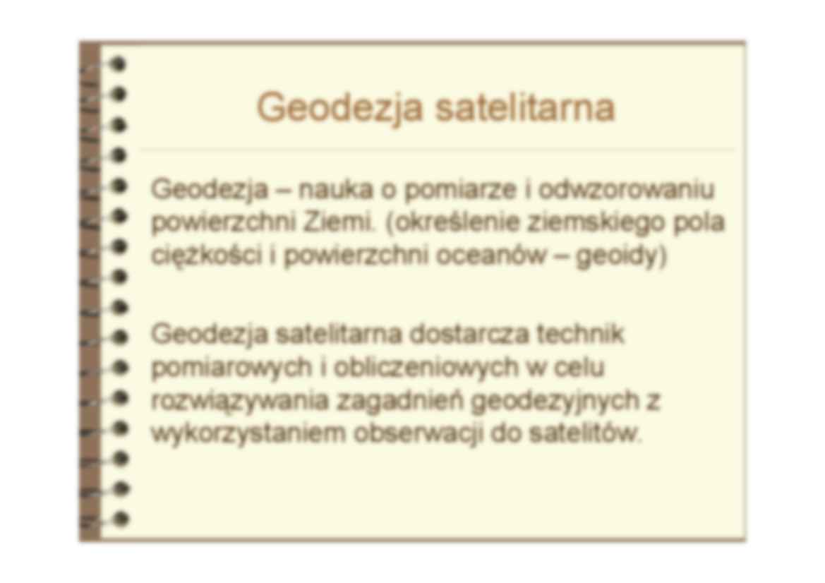 Geodezja satelitarna  - strona 2