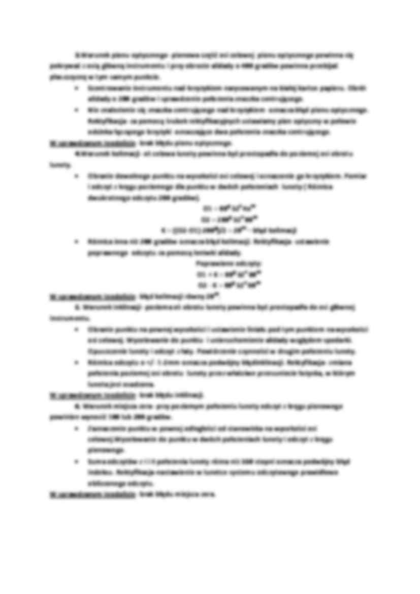 Sprawdzenie i Rektyfikacja teodolitu - strona 2