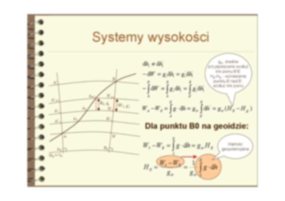 Systemy wysokości w niwelacji precyzyjnej - strona 3