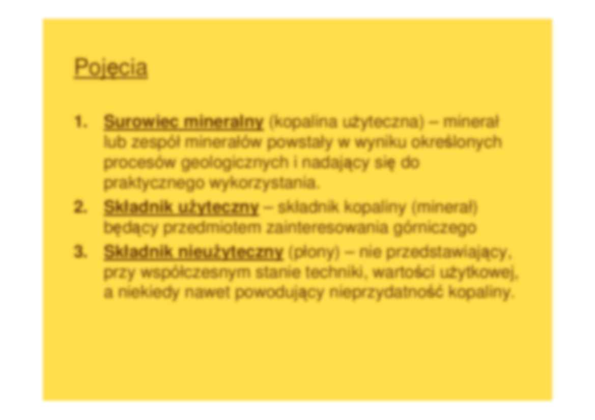 Podstawy geotechniki i geologii złóż - Surowiec mineralny - strona 2