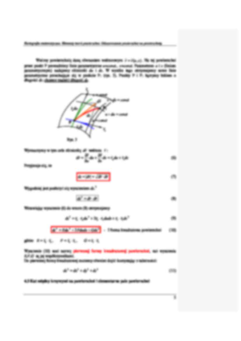 Elem teorii powierzchni - strona 2