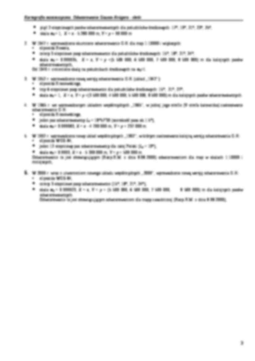 Odwzorowanie Gaussa-Krugera - strona 3