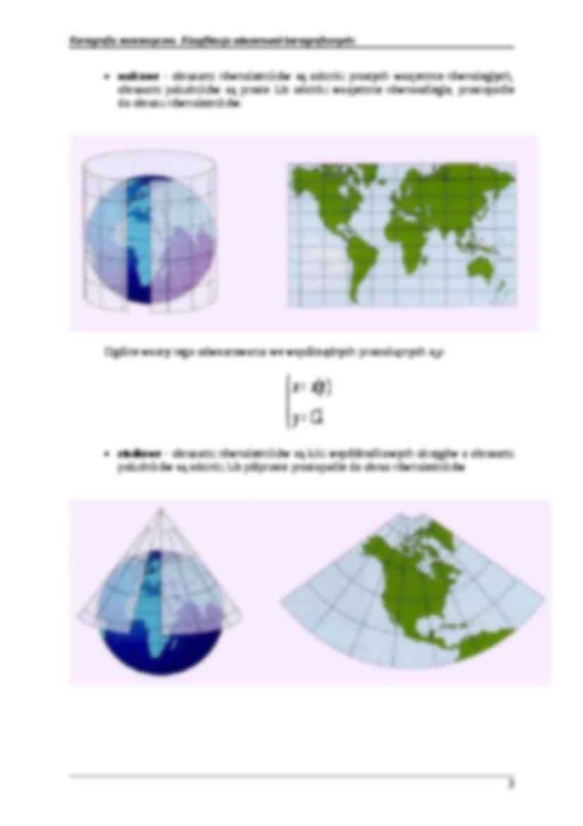 Klasyfikacja odwzorowań kartograficznych  - strona 2