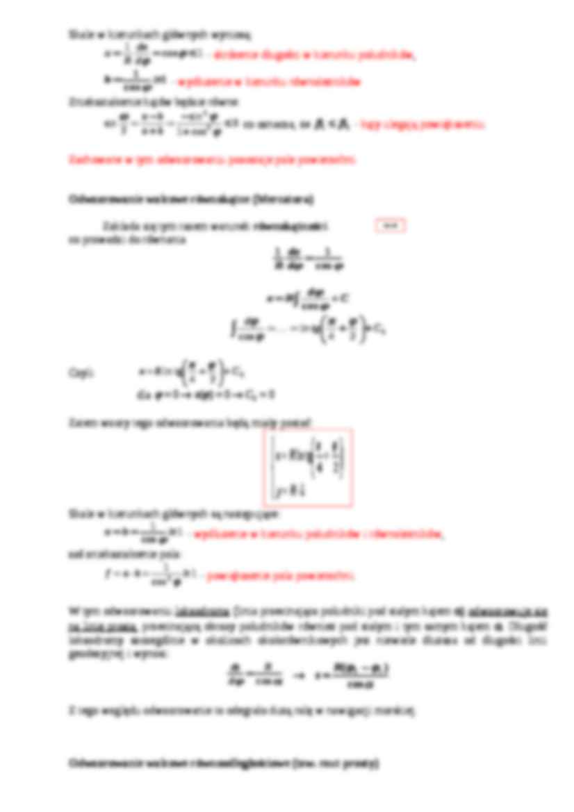 Odwzorowania walcowe  - strona 3