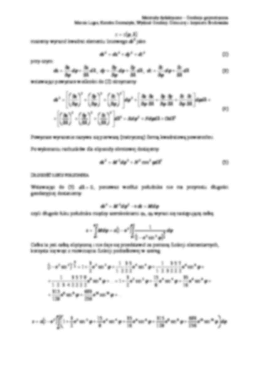 Geodezja geometryczna -  zagadnienia ogólne - strona 3