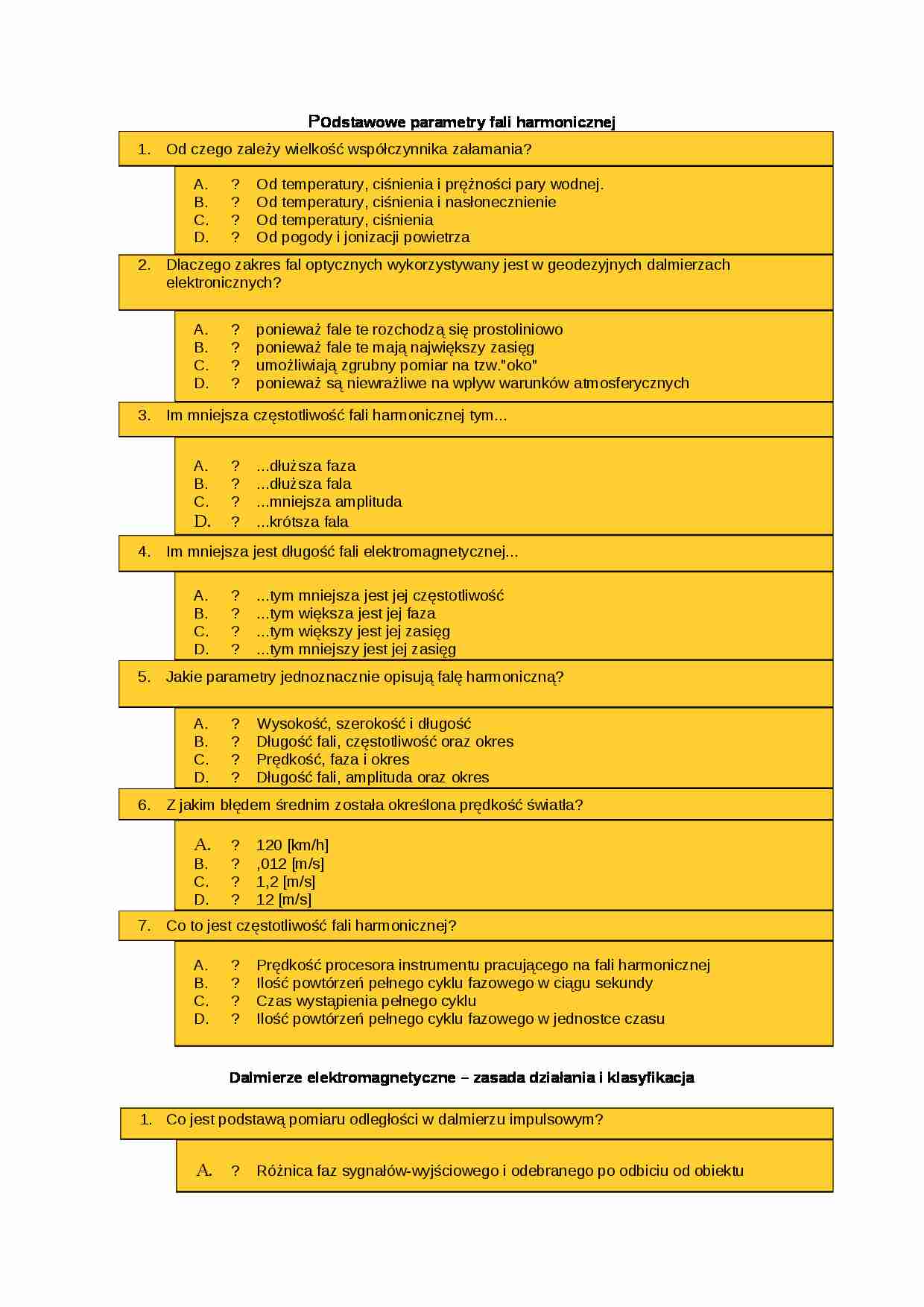 Podstawowe parametry fali harmonicznej - strona 1