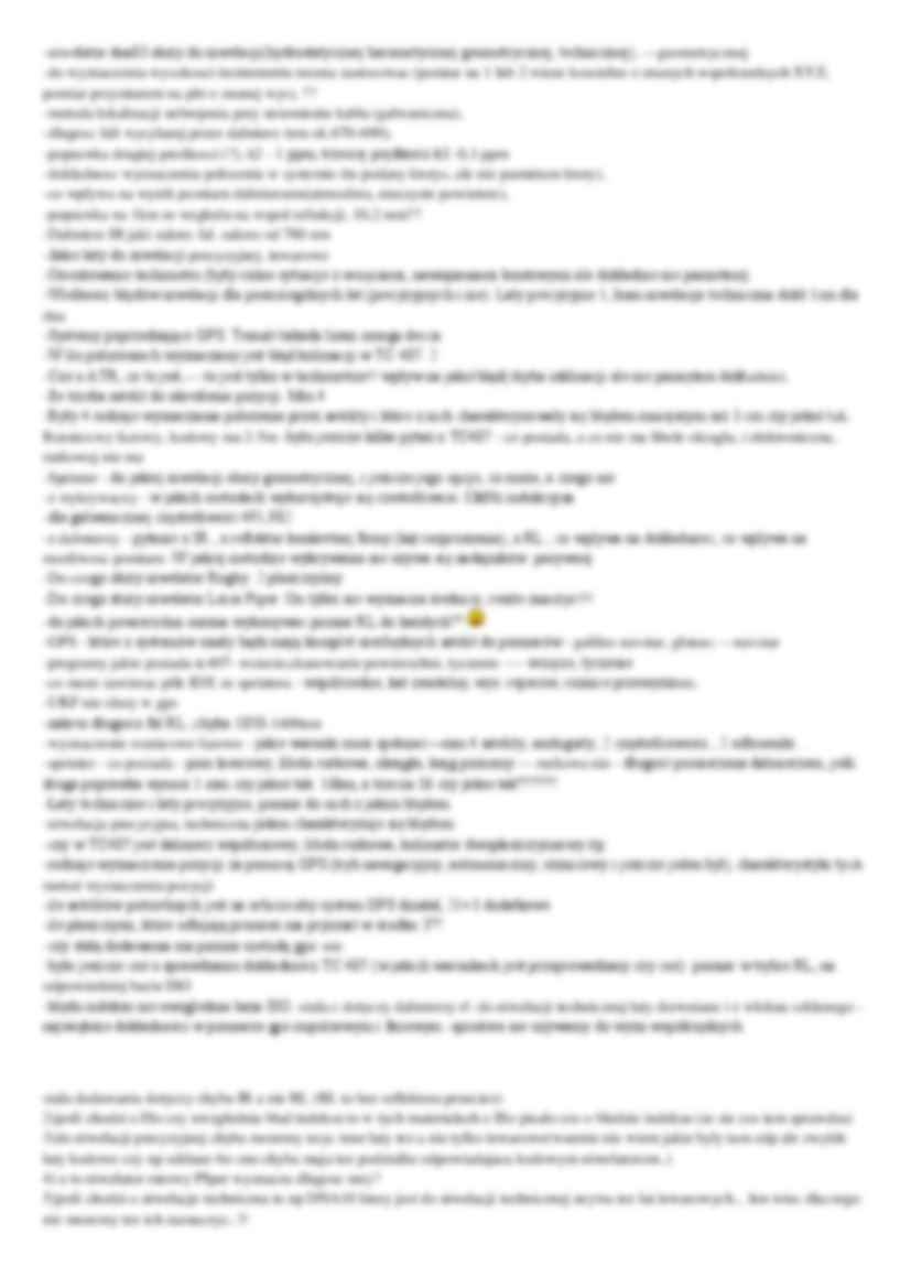 Geodezja - pytania do egzaminu - strona 3