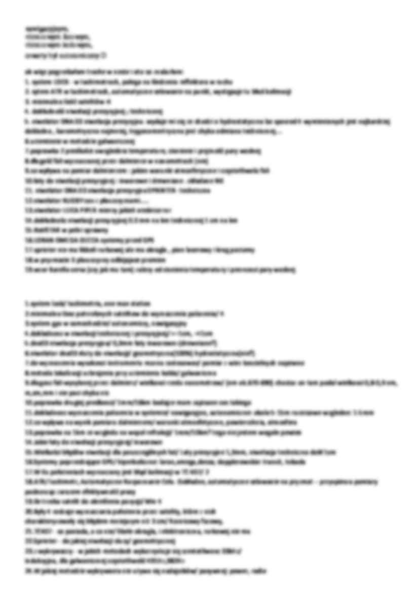 Geodezja - pomoce na zajęcia  - strona 2