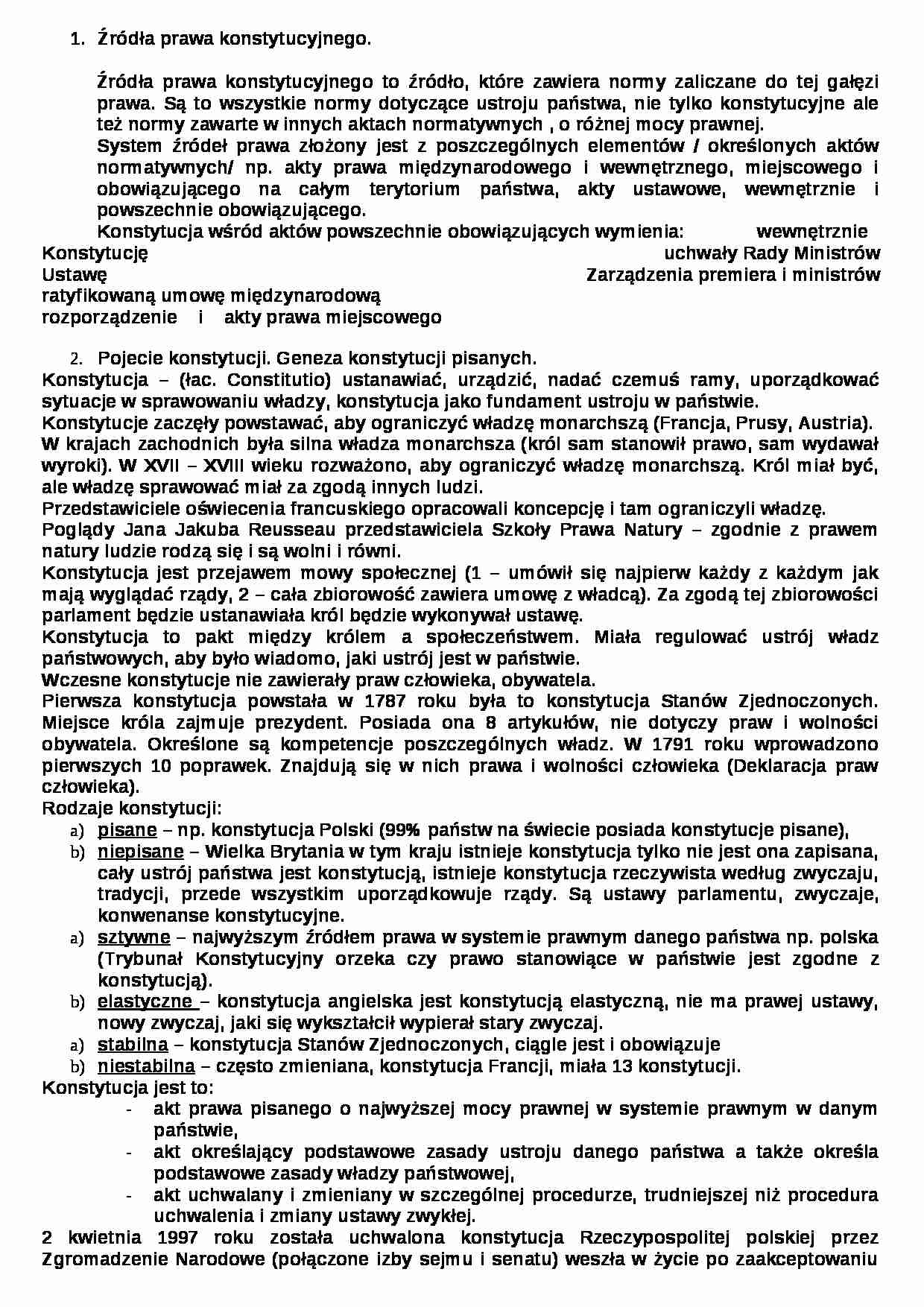 opracowanie 50str. - Prawo  - strona 1