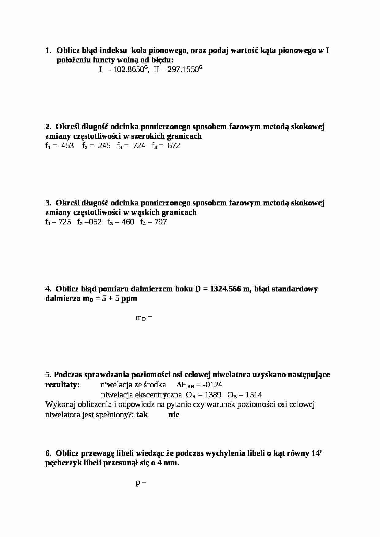 Pytania na egzamin  - strona 1