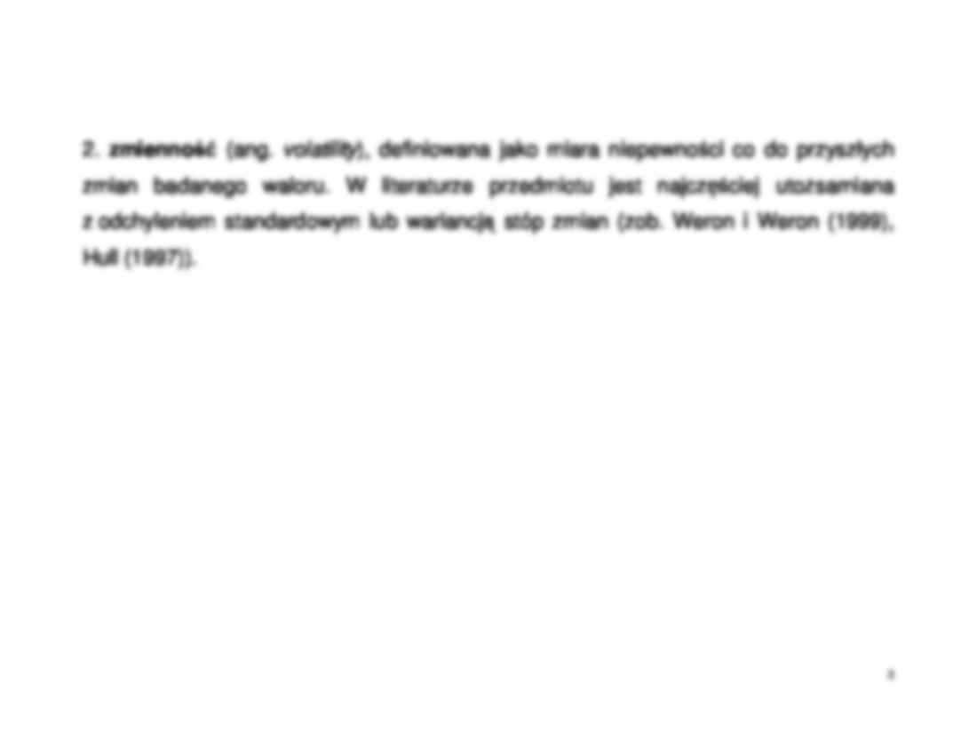 Wstęp do ekonometrii finansowej. - strona 2