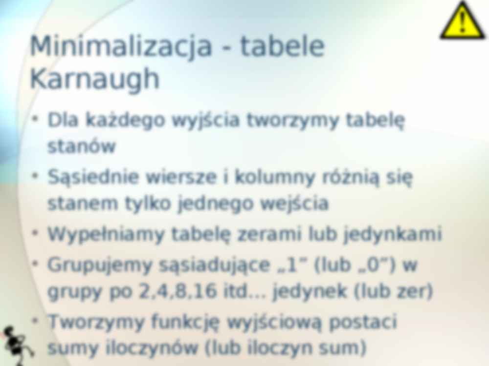Projektowanie układów kombinacyjnych. - strona 3