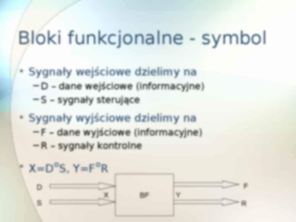 Bloki funkcjonalne - wykład - strona 3