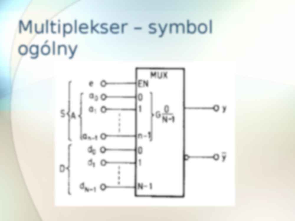 Multipleksery i demultipleksery. - strona 3