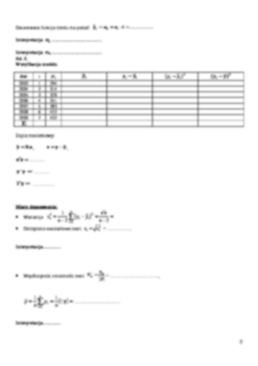 Prognozowanie na podstawie klasycznych modeli trendu - trend liniowy. - strona 2