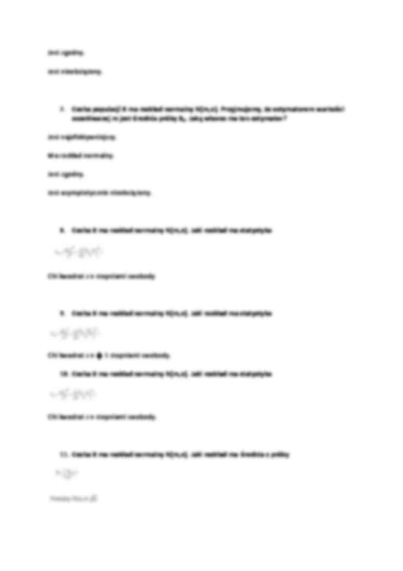 Zagadnienia ze statystyki. - strona 2