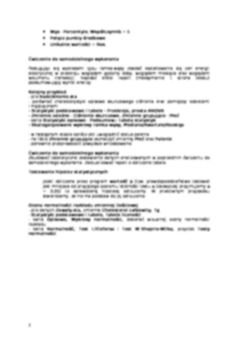 Ćwiczenia z analizy wielowymiarowej 1 - strona 2