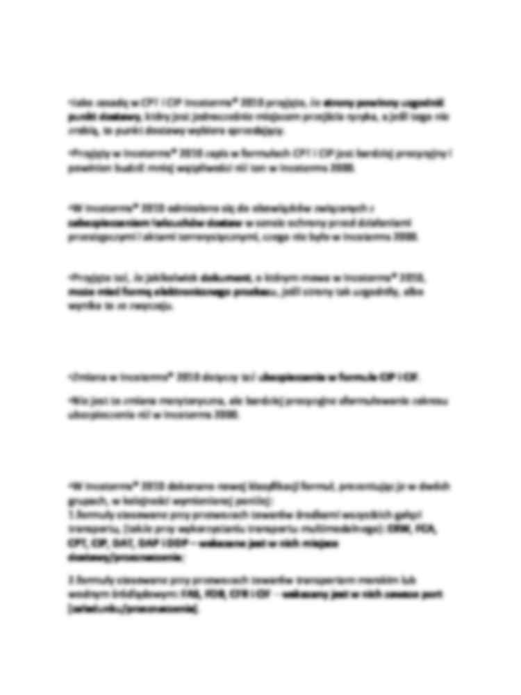 Incoterms 2000 a Incoterms 2010 - różnice - strona 2