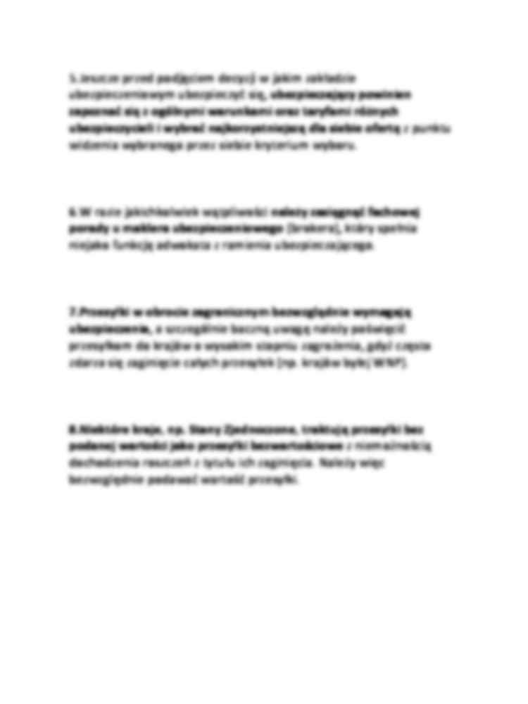Wskazówki dla ubezpieczających - strona 2
